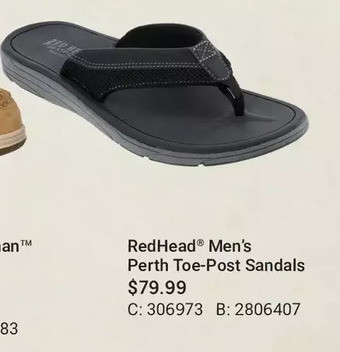 Cabela's Redhead men's perth toe-post sandals offer