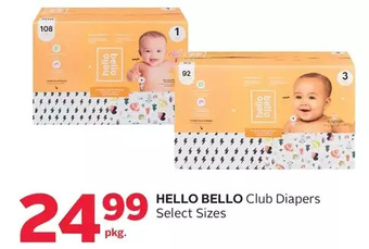 Rexall Hello bello club diapers offer