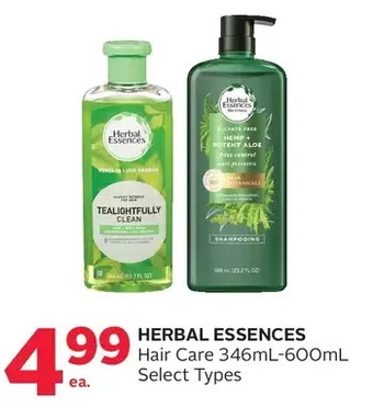 Rexall Herbal essences hair care offer