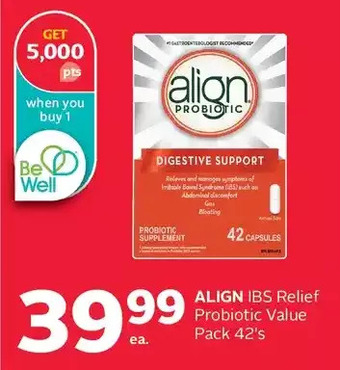 Rexall Align ibs relief probiotic value pack offer