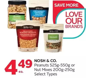 Rexall Nosh & co. peanuts or nut mixes offer