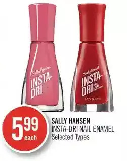 Shoppers Drug Mart Sally hansen insta-dri nail enamel offer