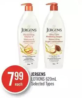 Shoppers Drug Mart Jergens lotions offer