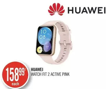 Shoppers Drug Mart Huawei watch fit 2 active pink offer
