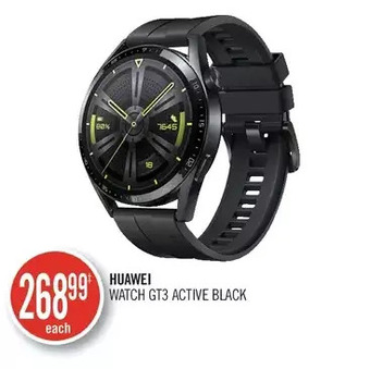 Shoppers Drug Mart Huawei watch gt3 active black offer