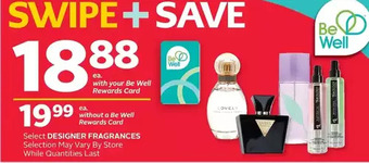 Rexall Designer fragrances offer