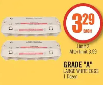 Shoppers Drug Mart Grade a large white eggs offer