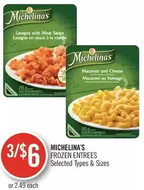 Shoppers Drug Mart Michelina's frozen entrees offer