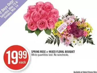 Shoppers Drug Mart Spring rose or mixed floral bouquet offer