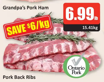 Starsky Pork back ribs offer