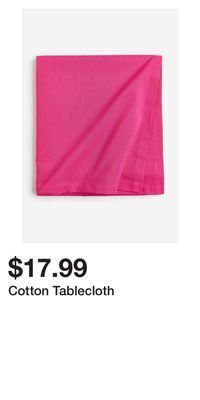 H&M Cotton tablecloth offer