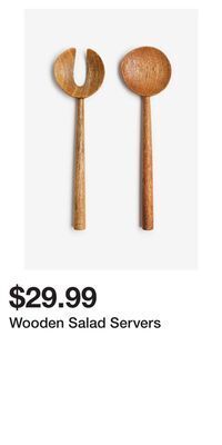 H&M Wooden salad servers offer