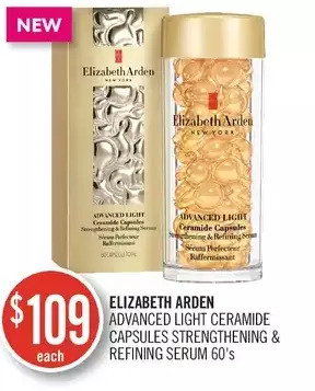 Shoppers Drug Mart Elizabeth arden advanced light ceramide capsules strengthening & refining serum offer