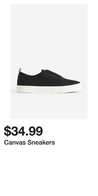H&M Canvas sneakers offer