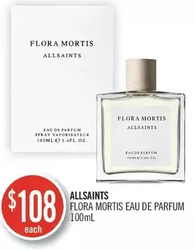 Shoppers Drug Mart Allsaints flora mortis eau de parfum offer