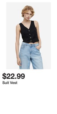 H&M Suit vest offer