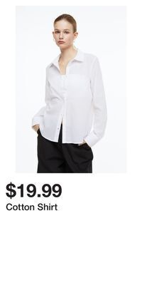 H&M Cotton shirt offer