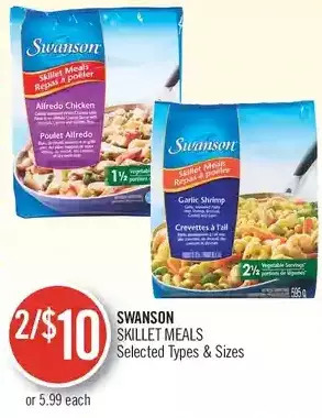 Shoppers Drug Mart Swanson skillet meals offer
