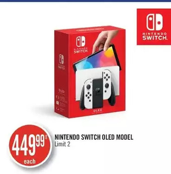 Shoppers Drug Mart Nintendo switch oled model offer