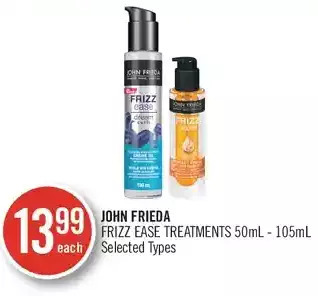 Shoppers Drug Mart John frieda frizz ease treatments offer