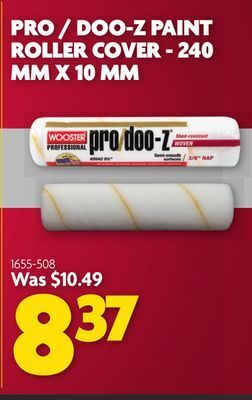 Home Hardware Pro / doo-z paint roller cover - 240 mm x 10 mm offer
