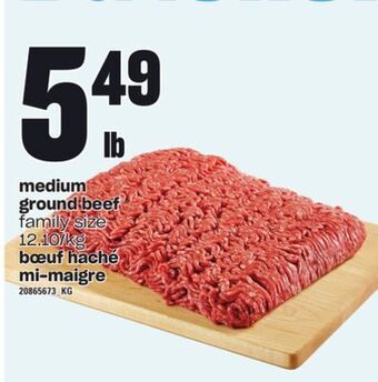Independent City Market Medium ground beef offer