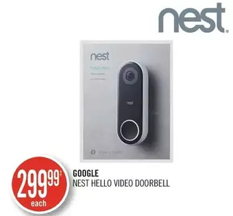 Shoppers Drug Mart Google nest hello video doorbell offer