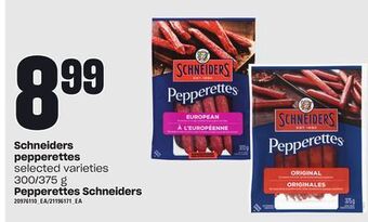 Independent City Market Schneiders pepperettes, 300/375 g offer