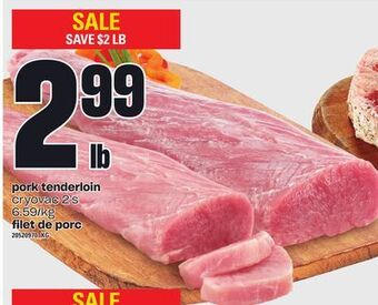Independent City Market Pork tenderloin offer