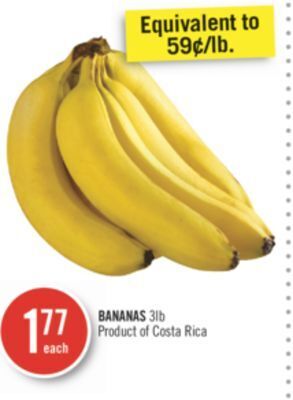 Shoppers Drug Mart Bananas offer
