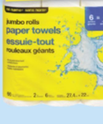 Shoppers Drug Mart No name paper towels offer