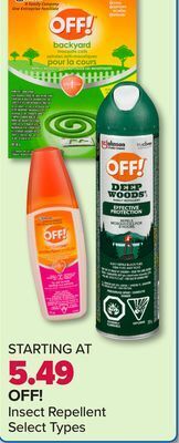 PharmaChoice Off! insect repellent offer