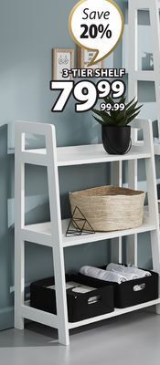 JYSK Vandborg 3-tier shelf offer