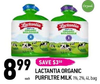 Coppa's Fresh Market Lactantia organic purfiltre milk offer