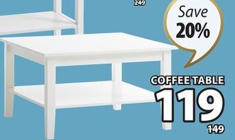 JYSK Nordby coffee table offer