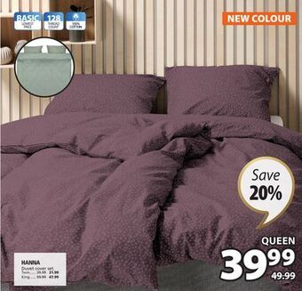 JYSK Hanna duvet cover set offer