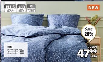 JYSK Ines duvet cover set offer