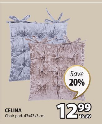 JYSK Celina chair pad offer