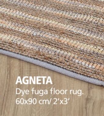 JYSK Agneta dye fuga floor rug offer