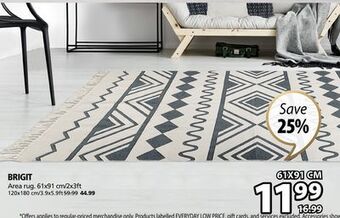 JYSK Brigit area rug offer