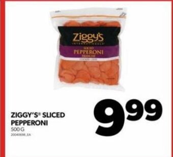 Real Canadian Superstore ZIGGY'S SLICED PEPPERONI 500 G offer