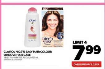 Real Canadian Superstore CLAIROL NICE'N EASY HAIR COLOUR offer