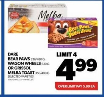 Real Canadian Superstore DARE BEAR PAWS 336/480G offer