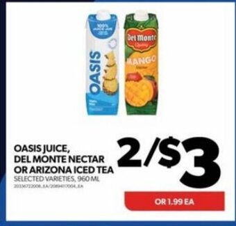 Real Canadian Superstore OASIS JUICE offer