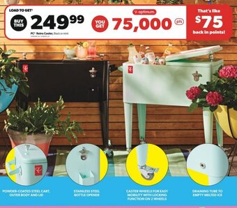 Real Canadian Superstore PC Retro Cooler, Black or mint offer