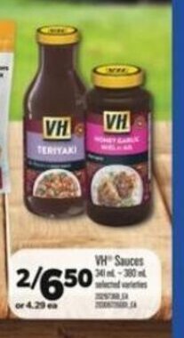 Real Canadian Superstore VH Sauces offer