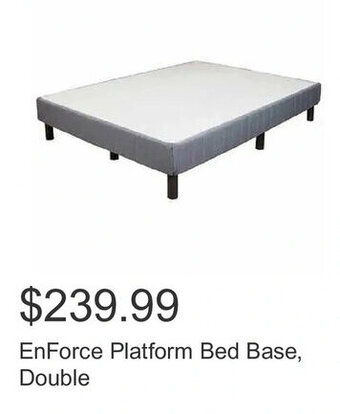 Costco EnForce Platform Bed Base, Double offer