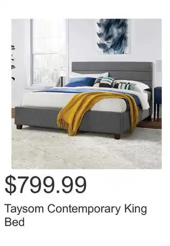 Costco Taysom Contemporary King Bed offer