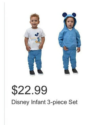 Costco Disney Infant 3-piece Set offer