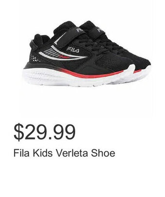 Costco Fila Kids Verleta Shoe offer